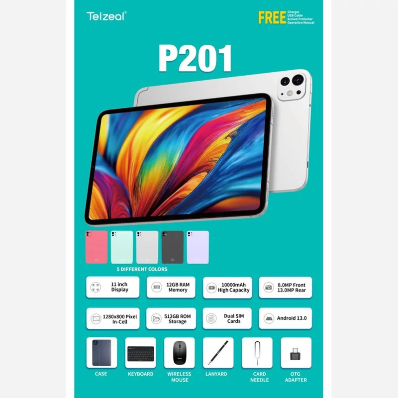 تبلت  مدل P201 Telzeal